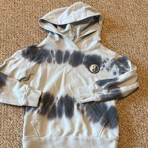 Kids Tie-Dye Hoodie with Yin-Yang Patch